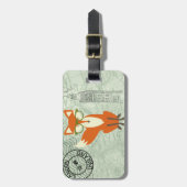 Gepäckanhänger Fox London (Vorderseite vertikal)
