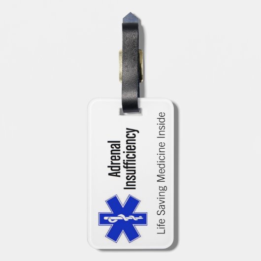 Gepäckanhänger: Fragen Sie mich über Gepäckanhänger (Rückseite vertikal)