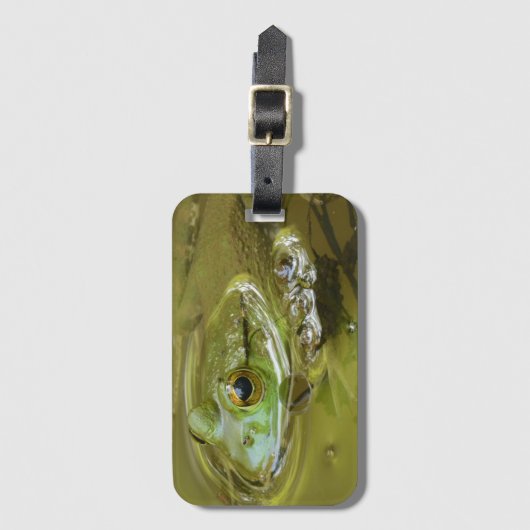 Gepäckanhänger, Frosch Gepäckanhänger (Vorderseite Vertikal)