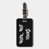 Gepäckanhänger für allgemeine Taschen (Vorderseite vertikal)