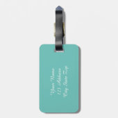 Gepäckanhänger für den Sand-Dollar-Strand (Rückseite vertikal)