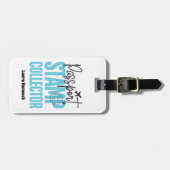 Gepäckanhänger für die Briefmarke (Vorderseite horizontal)