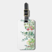 Gepäckanhänger für die weißen Blume (Vorderseite vertikal)