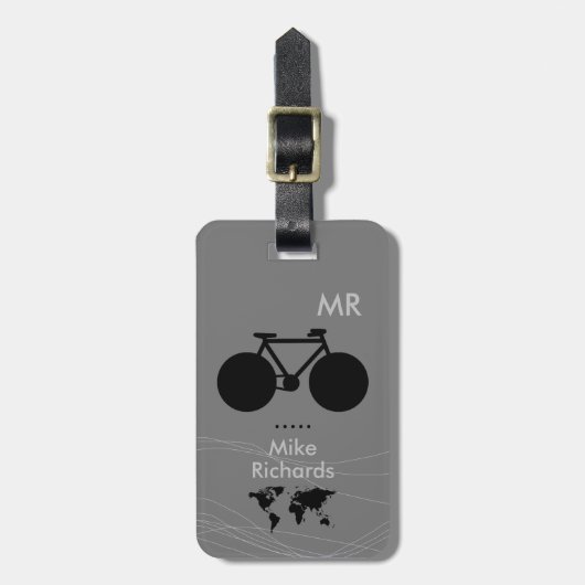 Gepäckanhänger für Fahrräder (Vorderseite vertikal)