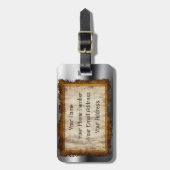 Gepäckanhänger für Fotos (Vorderseite vertikal)