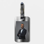 Gepäckanhänger für Fotos (Rückseite vertikal)