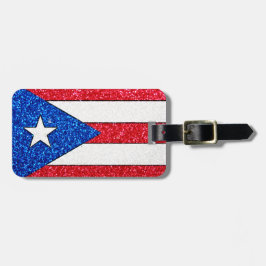 Gepäckanhänger für Glitzer Puerto Rico