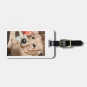 Gepäckanhänger für Golden Retriever (Vorderseite horizontal)