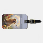 Gepäckanhänger für Golden Retriever Hunde (Vorderseite horizontal)