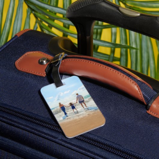 Gepäckanhänger für Ihr Foto mit Ihren Fotos (Rückseite Insitu 3)