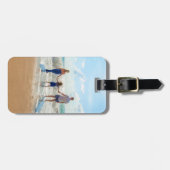 Gepäckanhänger für Ihr Foto mit Ihren Fotos (Vorderseite horizontal)