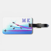 Gepäckanhänger für Jets (Rückseite horizontal)