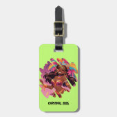 Gepäckanhänger für Karibik (Vorderseite vertikal)