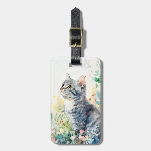 Gepäckanhänger für Katzen (Vorderseite vertikal)