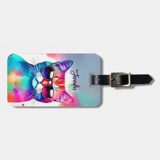 Gepäckanhänger für Katzen (Vorderseite horizontal)