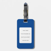 Gepäckanhänger für Katzen (Rückseite vertikal)