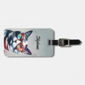 Gepäckanhänger für Katzen (Vorderseite horizontal)