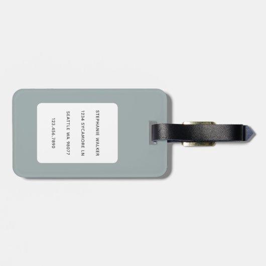 Gepäckanhänger für Katzen (Rückseite horizontal)