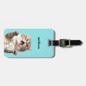 Gepäckanhänger für Katzen (Vorderseite horizontal)