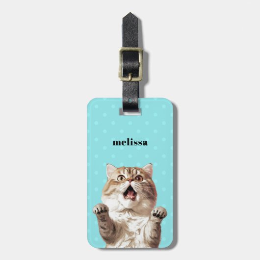 Gepäckanhänger für Katzen (Vorderseite vertikal)