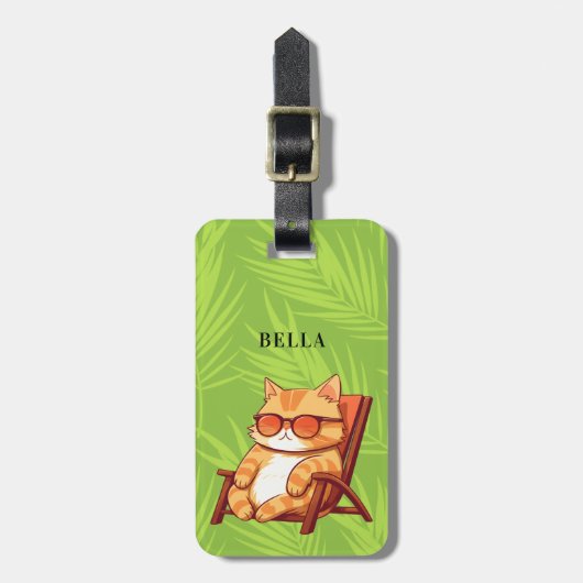 Gepäckanhänger für Katzen (Vorderseite vertikal)