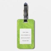 Gepäckanhänger für Katzen (Rückseite vertikal)