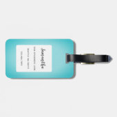 Gepäckanhänger für Katzen (Rückseite horizontal)