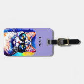 Gepäckanhänger für Katzen (Vorderseite horizontal)