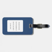 Gepäckanhänger für Katzen (Rückseite horizontal)