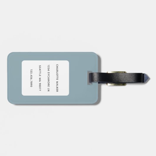 Gepäckanhänger für Katzen (Rückseite horizontal)