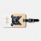 Gepäckanhänger für Katzen (Vorderseite horizontal)