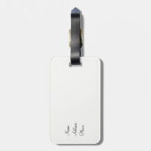 Gepäckanhänger für Katzen und Mond (Rückseite vertikal)