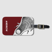 Gepäckanhänger für Lacrosse (Vorderseite (Horizontal))