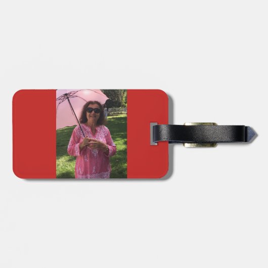 Gepäckanhänger für meine Mama (Rückseite horizontal)