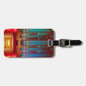 Gepäckanhänger für Organisten - Christchurch (Vorderseite horizontal)