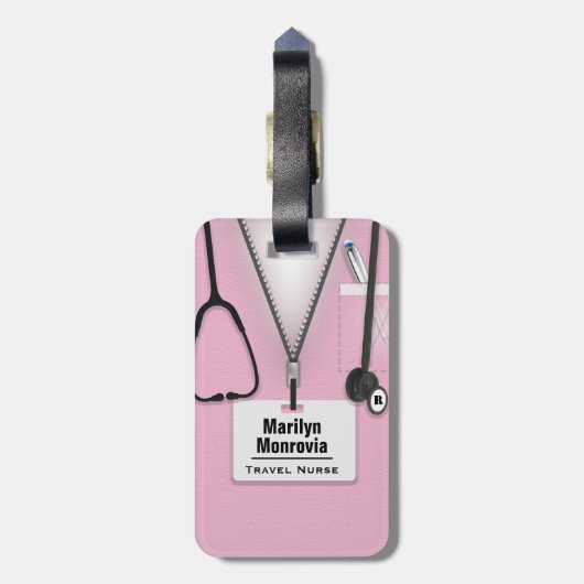 Gepäckanhänger für Reiseschalter (Rückseite vertikal)