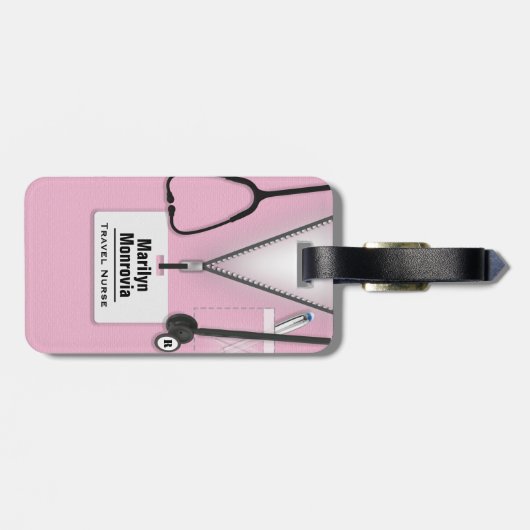 Gepäckanhänger für Reiseschalter (Rückseite horizontal)