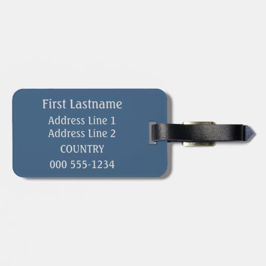 Gepäckanhänger für religiöse Kunst (Rückseite horizontal)