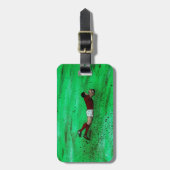 Gepäckanhänger für Rugby (Vorderseite vertikal)