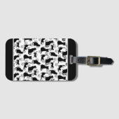 Gepäckanhänger für schwarze Katzen (Vorderseite (Horizontal))
