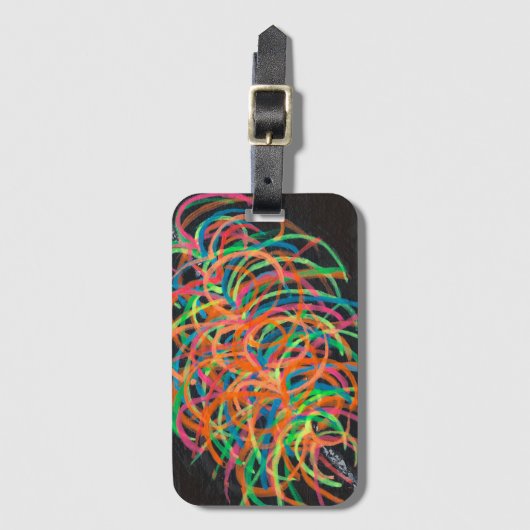 Gepäckanhänger für schwere Ionen (Vorderseite Vertikal)