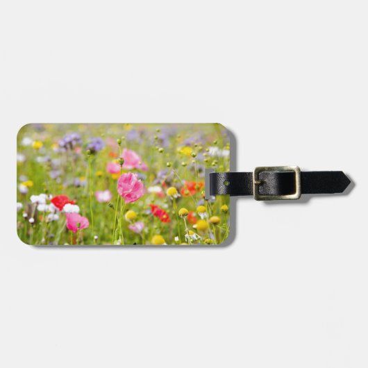 Gepäckanhänger für wild lebende Blume (Vorderseite horizontal)