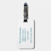 Gepäckanhänger für Winterski (Rückseite vertikal)