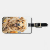 Gepäckanhänger Golden Retriever (Vorderseite horizontal)