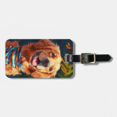 Gepäckanhänger Golden Retriever (Vorderseite horizontal)