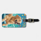 Gepäckanhänger Golden Retriever (Vorderseite horizontal)