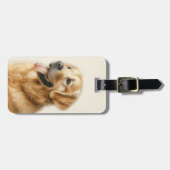Gepäckanhänger Golden Retriever (Vorderseite horizontal)