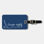 Gepäckanhänger handgezogen (Vorderseite horizontal)