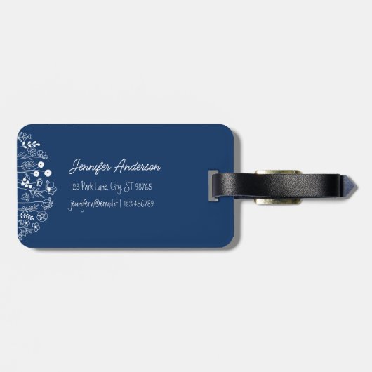 Gepäckanhänger handgezogen (Rückseite horizontal)