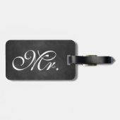 Gepäckanhänger Herr-Chalkboard (Rückseite horizontal)